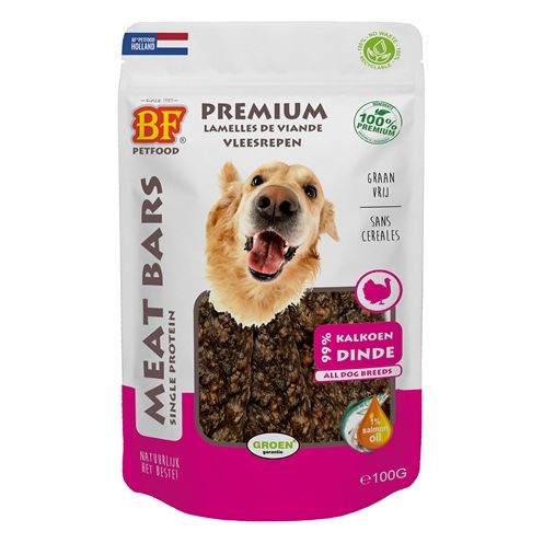 Bf Petfood Meat Bars Kalkoen
