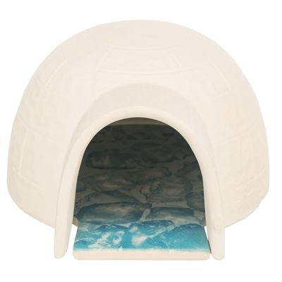 Trixie Hamster Iglo Met Koelplaat Keramiek Wit