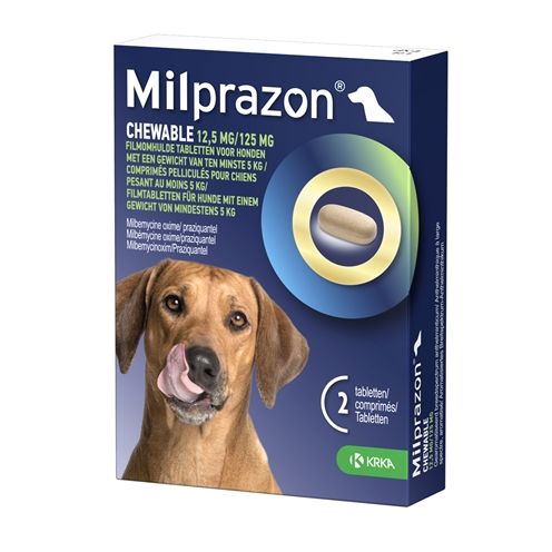 Krka Milprazon Kauwtabletten Ontwormingstabletten Hond