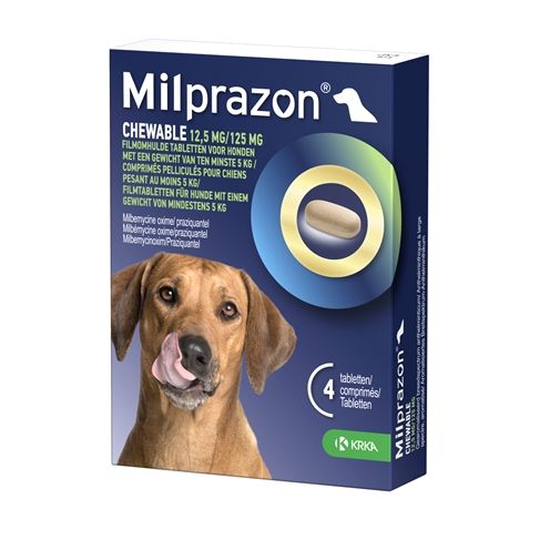 Krka Milprazon Kauwtabletten Ontwormingstabletten Hond