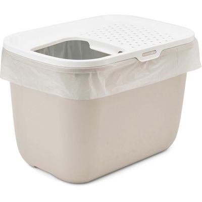 Savic Kattenbak Hop In Wit / Mokka