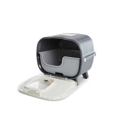 Savic Kattenbak Mira Deluxe Antraciet / Wit