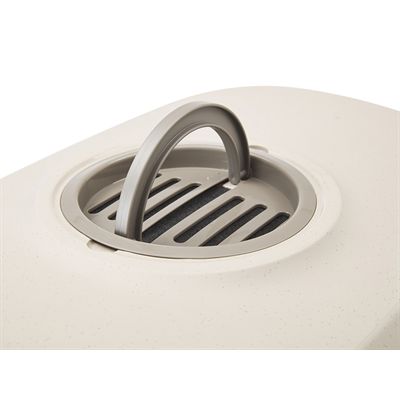 Savic Kattenbak Happy Planet Leo Mocca / Warmgrijs