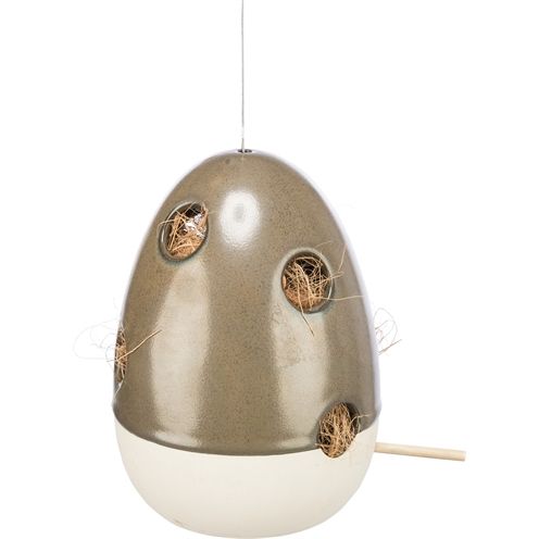 Trixie Nestelhulp Hangend Keramiek Creme / Bosgroen