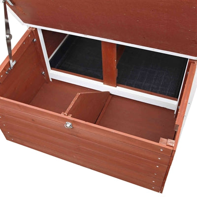 Trixie Natura Kippenhok Grenenhout Bruin / Wit