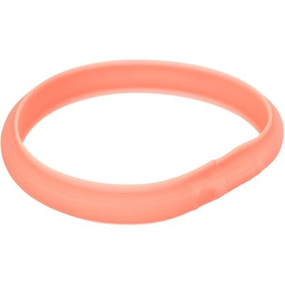 Trixie Lichtgevende Halsband Hond Flash Usb Silicone Koraal