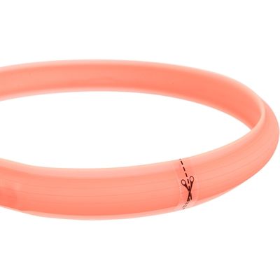 Trixie Lichtgevende Halsband Hond Flash Usb Silicone Koraal