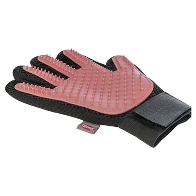 Trixie Vachtverzorgingshandschoen Mesh-Materiaal / Tpr Roze / Zwart