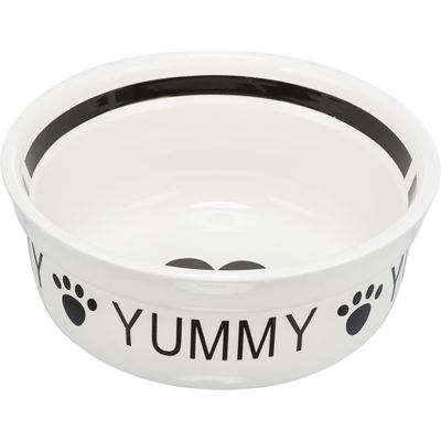 Trixie Voerbak Drinkbak Keramiek Wit / Zwart