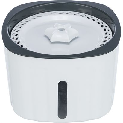 Trixie Drinkfontein Flower Kunststof Wit / Grijs