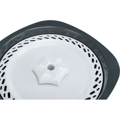 Trixie Drinkfontein Flower Kunststof Wit / Grijs