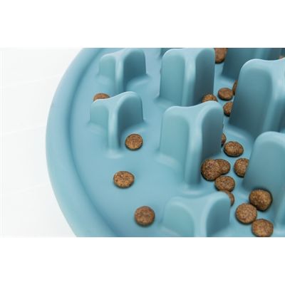 Trixie Voermat Slowfeeding Pillars Tpe Blauw