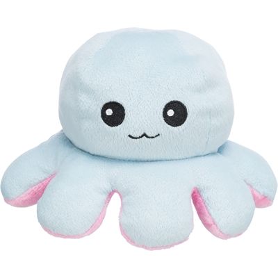Trixie Octopus Omkeerbaar Pluche Grijs / Geel