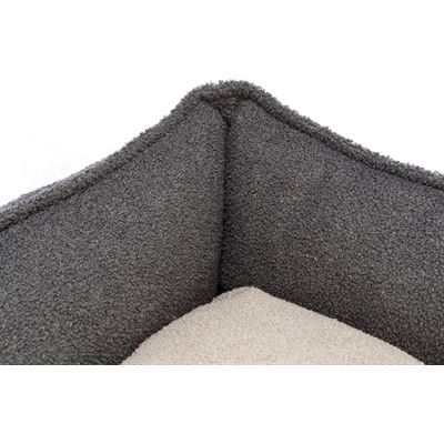 Trixie Be Eco Gerecycled Hondenmand Coline Hoekig Donkergrijs / Beige