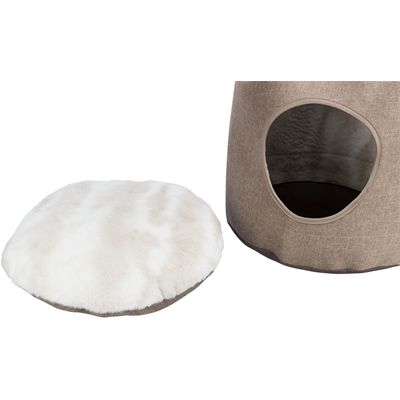 Trixie Kattenmand Schuilplaats Nelli Lichtbruin / Wit-Taupe