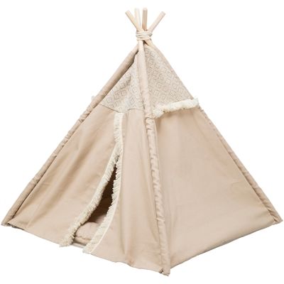 Trixie Kattenmand Tipi Boho Beige