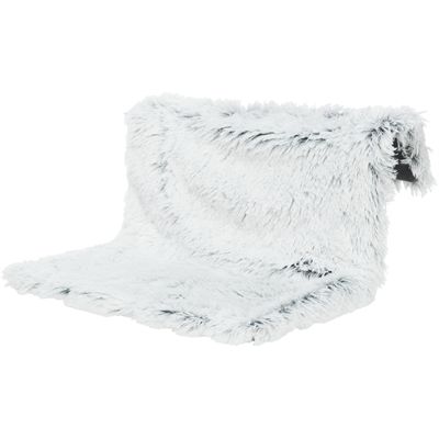 Trixie Radiator Hangmat Harvey Langhaar Pluche / Velours Wit Zwart