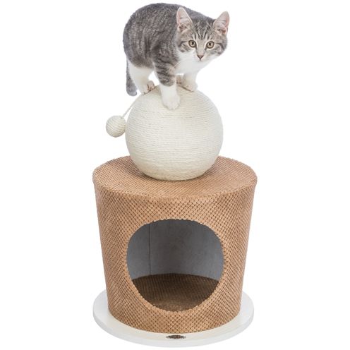 Trixie Kattenmand Ton Met Krabbal Taupe