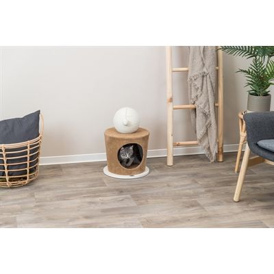 Trixie Kattenmand Ton Met Krabbal Taupe