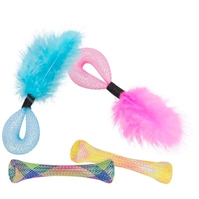 Trixie Set Tubes Met Ratel 4St Assorti