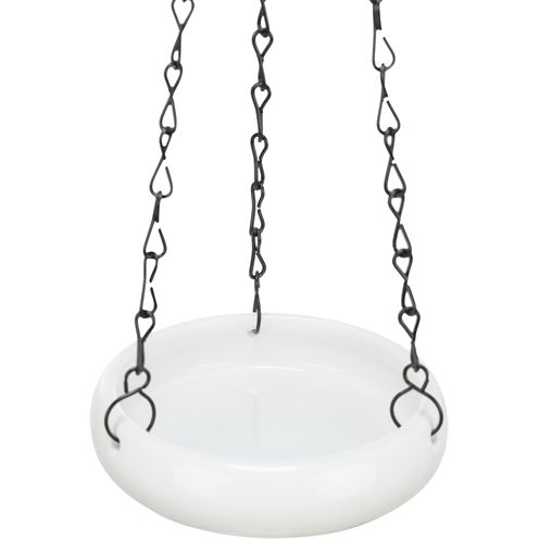 Trixie Vogeldrinkschaal Hangend Keramiek Wit