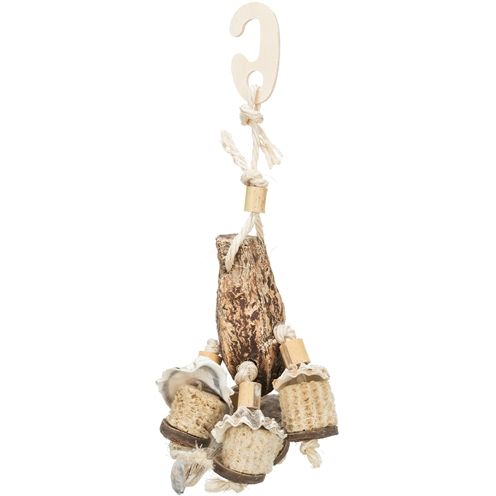 Trixie Natuurspeelgoed Mahonie/Schelpen