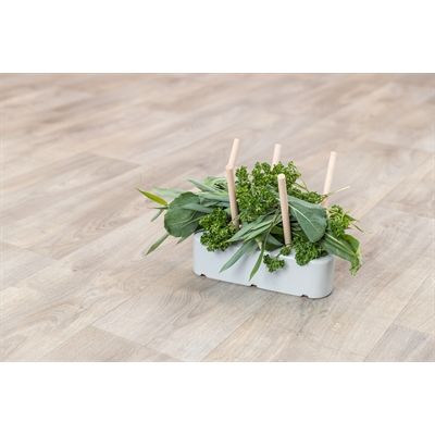 Trixie Voederruif Keramiek / Hout Grijs