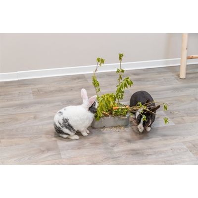 Trixie Voederruif Keramiek / Hout Grijs