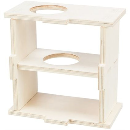 Trixie Knaagdierhuis 2 Kamers Onbehandeld Hout Naturel