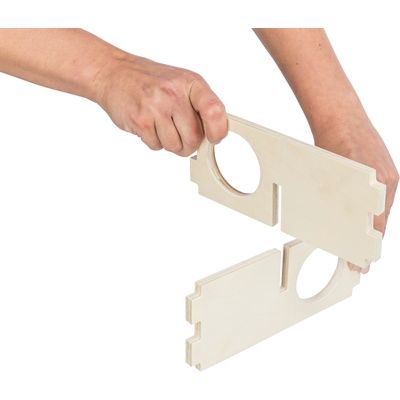 Trixie Knaagdierhuis 3 Kamers Onbehandeld Hout Naturel