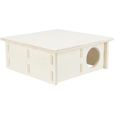 Trixie Knaagdierhuis 4 Kamers Onbehandeld Hout Naturel