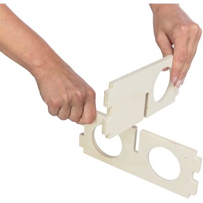 Trixie Knaagdierhuis 4 Kamers Onbehandeld Hout Naturel