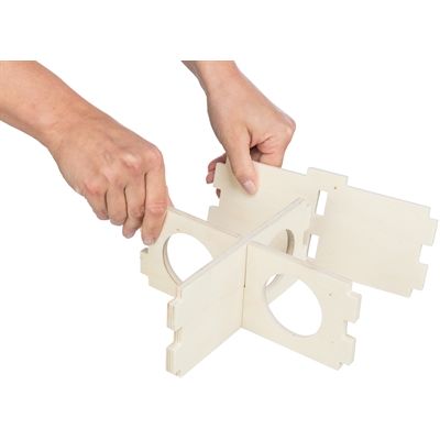 Trixie Knaagdierhuis 4 Kamers Onbehandeld Hout Naturel