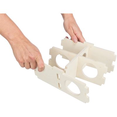 Trixie Knaagdierhuis 4 Kamers Onbehandeld Hout Naturel