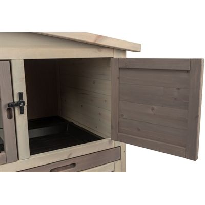 Trixie Natura Knaagdierhok Met Ren Grijs / Bruin