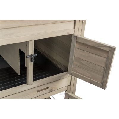 Trixie Natura Knaagdierhok 2 Verdiepingen Grijsgroen