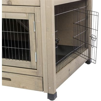 Trixie Natura Knaagdierhok 2 Verdiepingen Grijsgroen