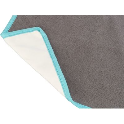 Trixie Fleece Deken Uitloopruimtes En Knaagdierkooi Grijs / Turquoise