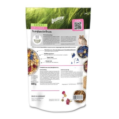 Bunny Nature Dwerghamsterdroom Expert Flower