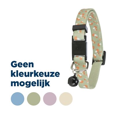 Trixie Halsband Kat Paddenstoel Elastich Assorti