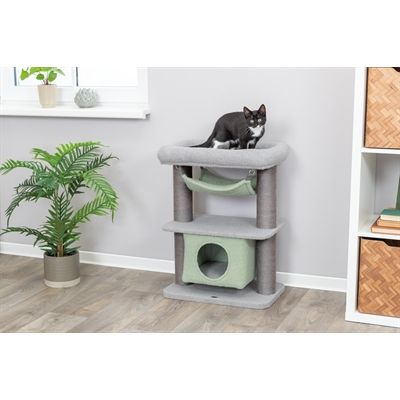 Trixie Kitten Krabpaal Lunito Grijs / Mintgroen