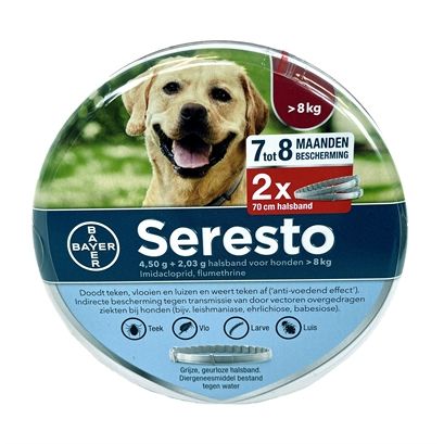 Bayer Seresto Teken- En Vlooienband Hond