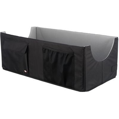 Trixie Autostoel Hond Dubbel Zwart / Grijs