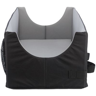 Trixie Autostoel Hond Dubbel Zwart / Grijs