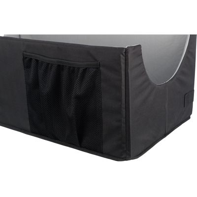 Trixie Autostoel Hond Dubbel Zwart / Grijs