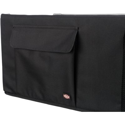 Trixie Autostoel Hond Dubbel Zwart / Grijs