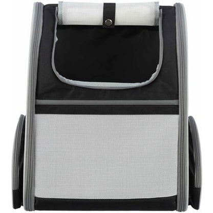 Trixie Hondentas Rugtas Chloe Lichtgrijs / Zwart