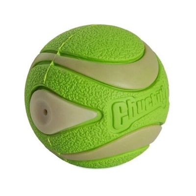 Chuckit Max Glow Ultra Squeekerbal Groen