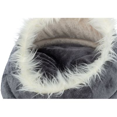 Trixie Hondenmand Minou Rond Soft Edition Grijs / Lichtgrijs