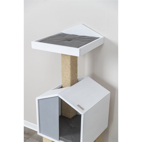 Trixie Be Nordic Krabpaal Jonte Grijs / Wit